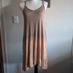 Chocolate/Mocha tie dye dress